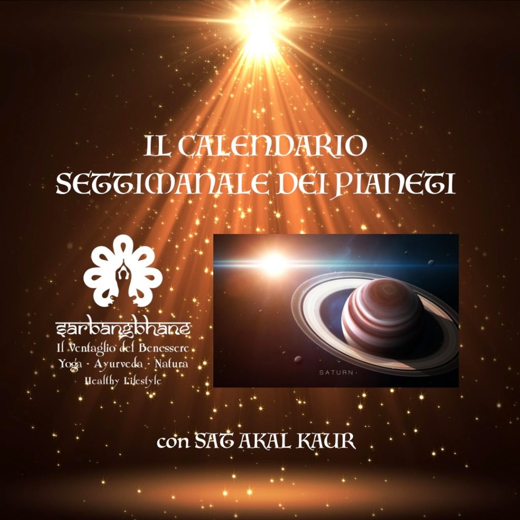 il calendario dei pianeti con Sat Akal Kaur